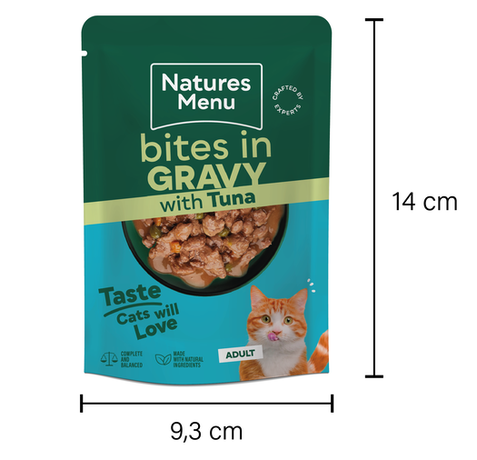 Tuna Bites in Gravy Pouch image number 2