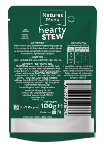 Beef and Carrot Hearty Stew Pouch image number 1